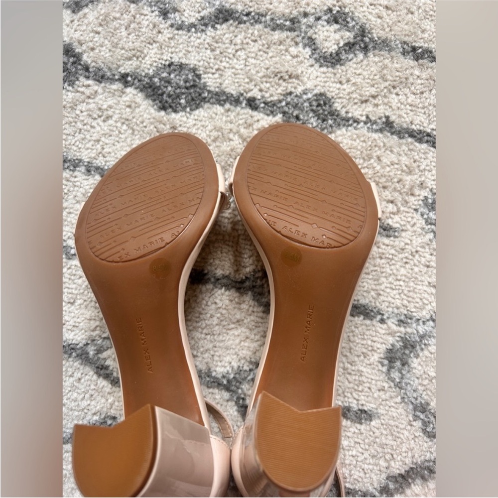 Alex Marie Nude Patent Heels
